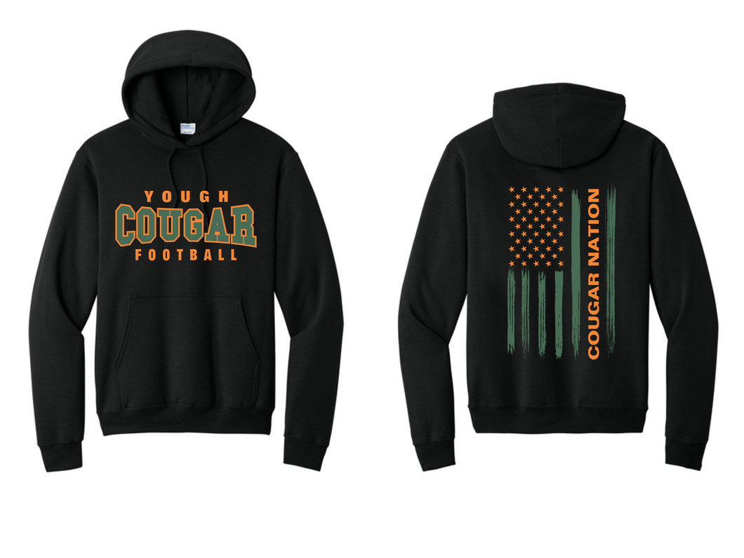 Yough Football - Cougar Nation Hooded Sweatshirt