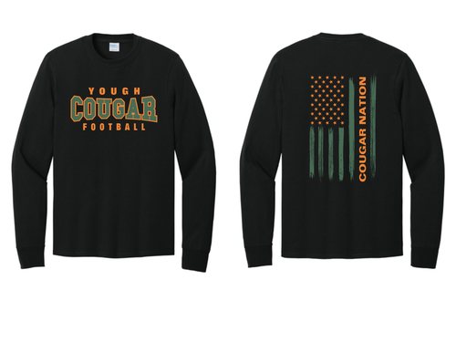 Yough Football - Cougar Nation Long Sleeve Tee
