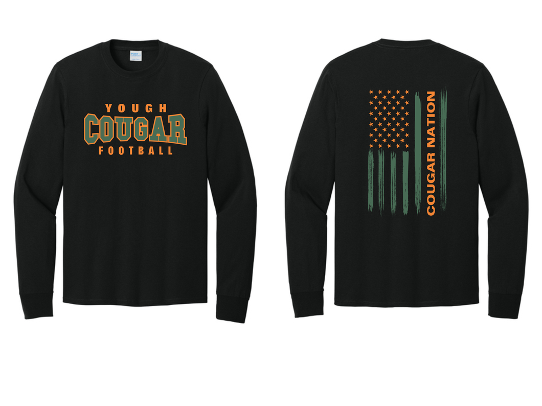 Yough Football - Cougar Nation Long Sleeve Tee