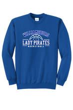 Lady Pirate Basketball - Crewneck Sweatshirt