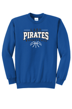 Williamsburg Elementary Basketball - Crewneck Sweatshirt - Lady Pirates