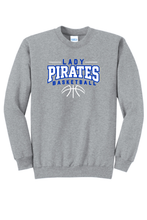 Williamsburg Elementary Basketball - Crewneck Sweatshirt - Lady Pirates