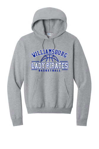 Lady PIrate Basketball - Hooded Sweatshirt