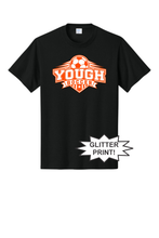 Yough Youth Soccer - Cotton T-Shirt with Glitter Print