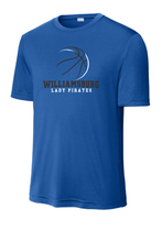 Williamsburg Elementary Basketball - Performance Tee - Lady Pirates