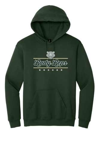 BVA Lady Leps Soccer - Dark Green Hoodie