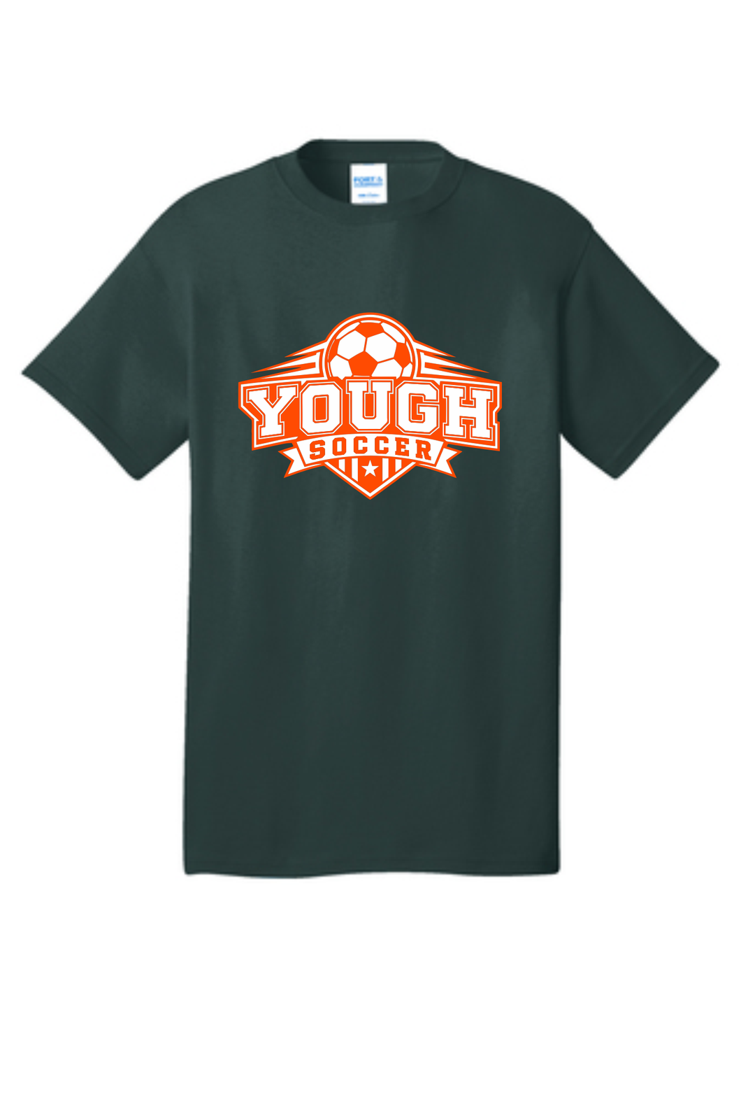 Yough Youth Soccer - Green Cotton T-Shirt