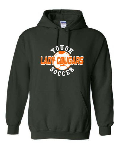Yough Girls Soccer - Regular Hooded Sweatshirt
