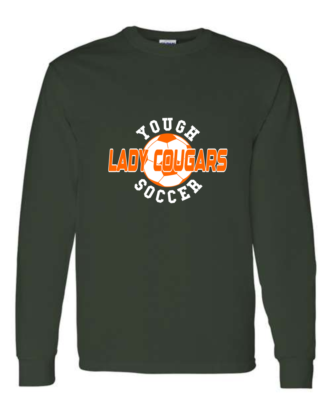 Yough Girls Soccer - Cotton Long Sleeve T-Shirt