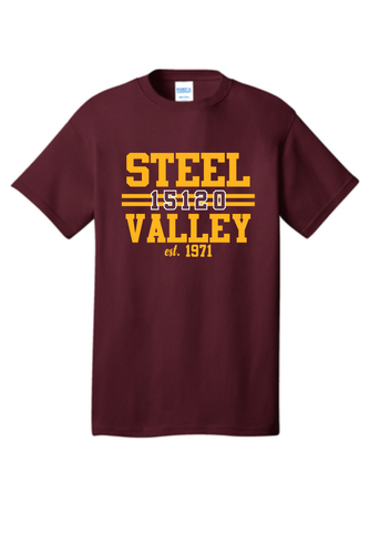 Steel Valley - Maroon T-Shirt