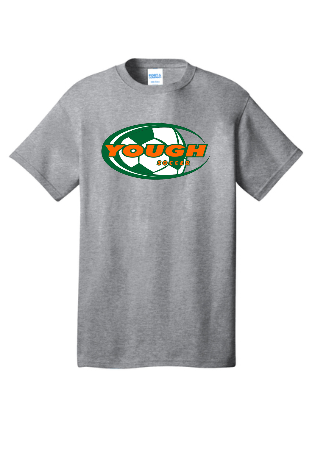 Yough Youth Soccer - Grey Cotton T-Shirt