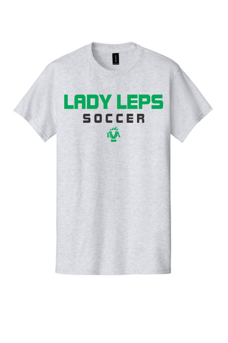BVA Lady Leps Soccer - Grey Cotton T-Shirt